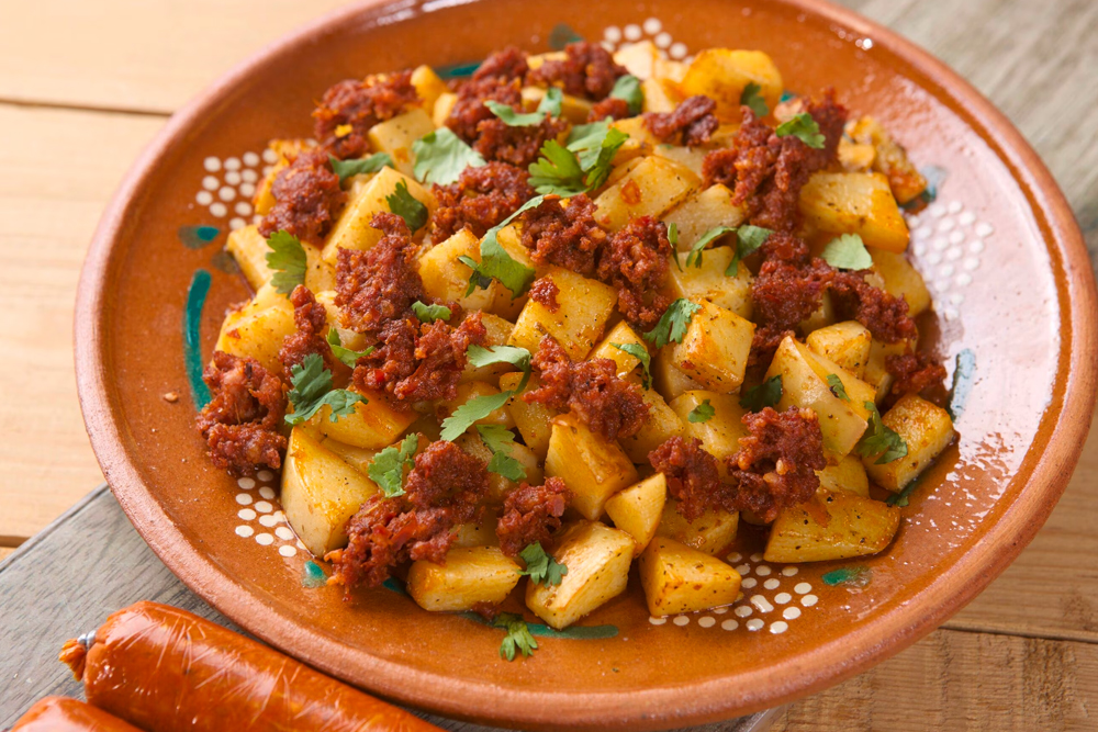 Traditional Potatoes With Chorizo