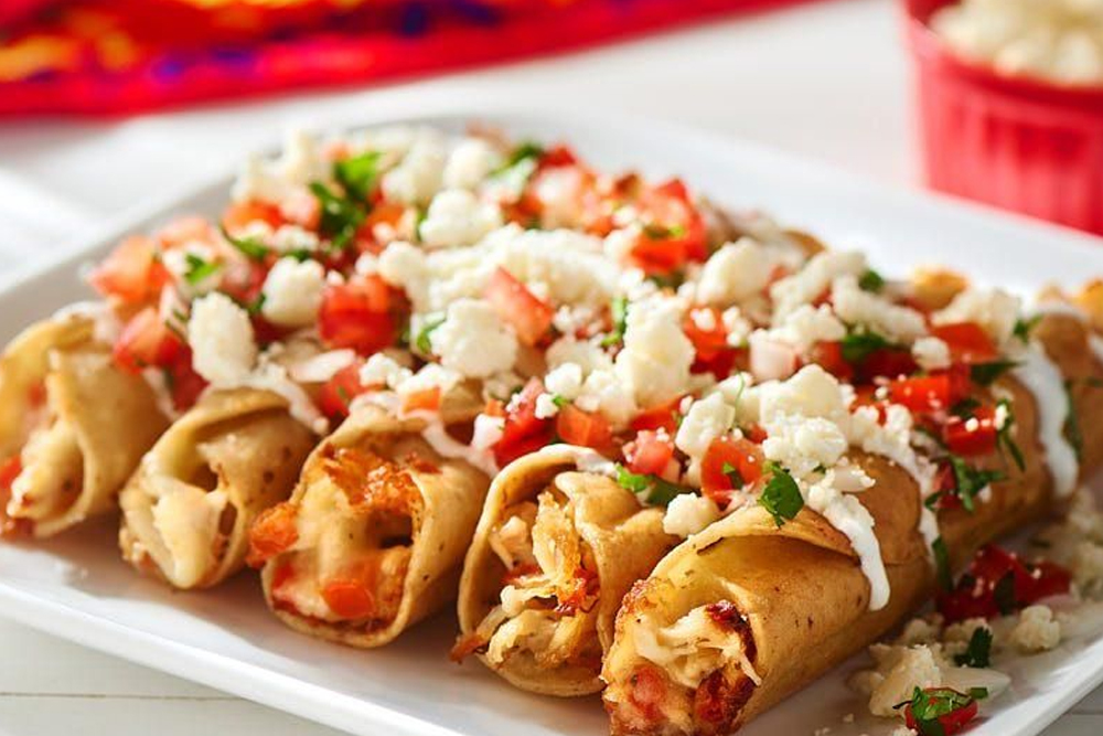 Flautas With Chorizo