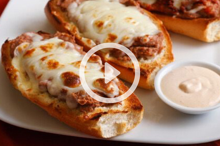 Chorizo and Oaxaca Cheese Molletes