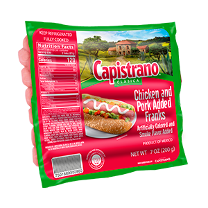 Chicken and Pork Added Franks 7 oz