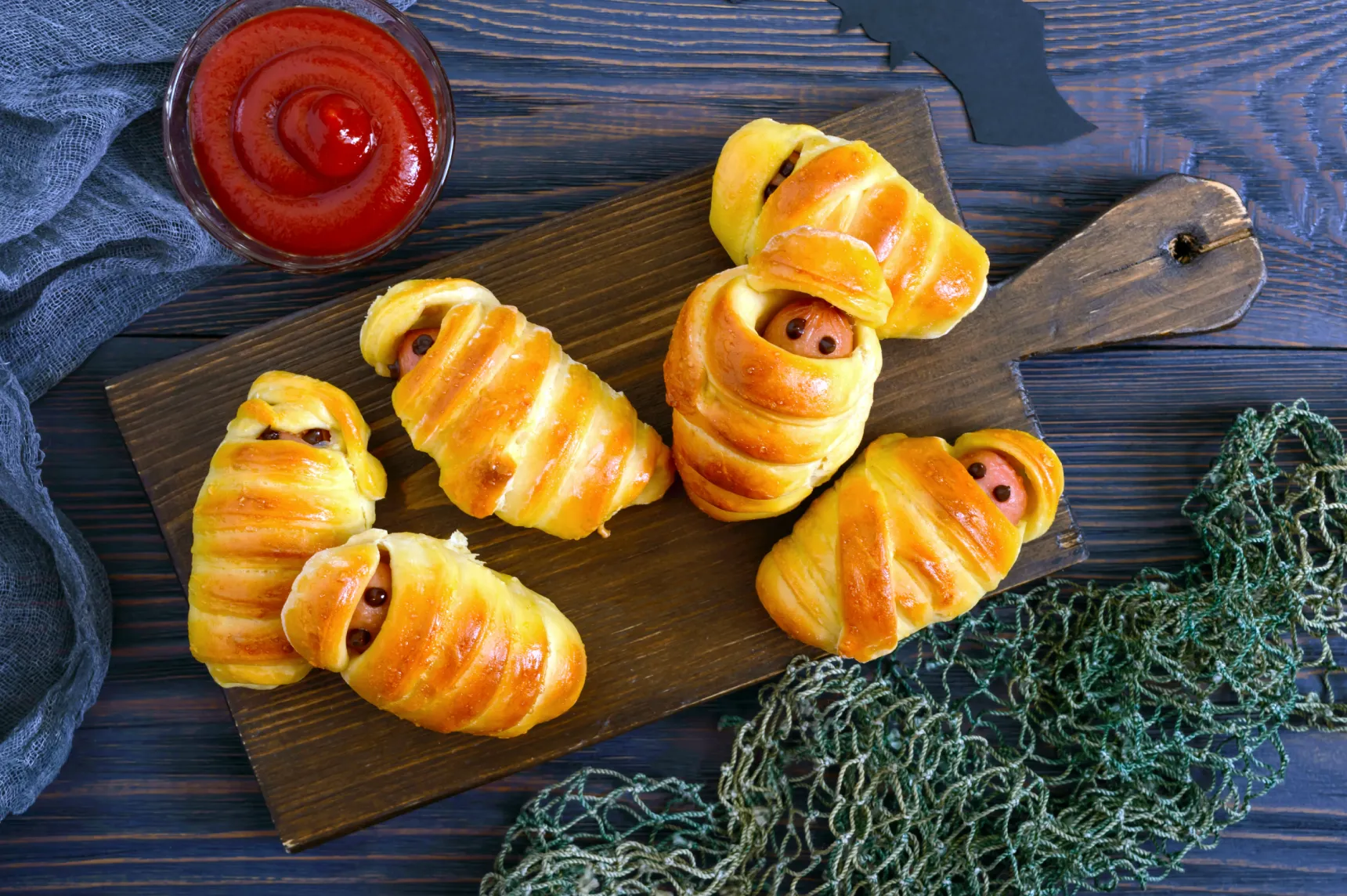 Ideas fáciles para Halloween con jamón y queso que encantarán a los niños
