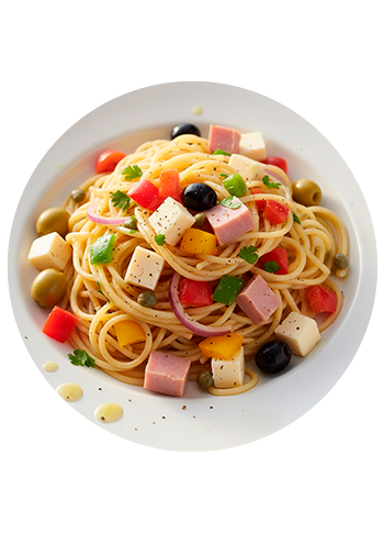 Ensalada de Pasta y Jamón