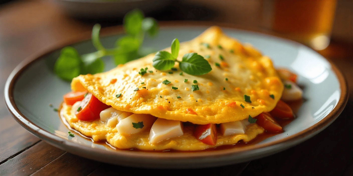 Despierta con energía con este omelette relleno, tu guía práctica de proteínas para desayunar.